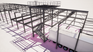 projeto estrutura metalica grandes vaos